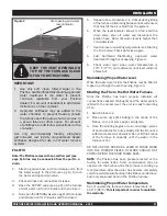 Preview for 19 page of Northland Crown Royal 1000 Installation And Operation Instructions Manual