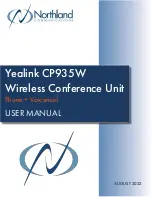 Northland Yealink CP935W User Manual предпросмотр