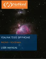 Northland YEALINK T33G User Manual preview