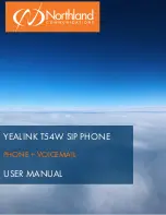 Northland YEALINK T54W User Manual preview