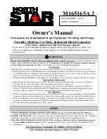 NorthStar 165165 Product Manual preview