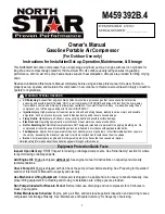 NorthStar 459392 Owner'S Manual preview