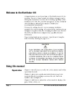 Предварительный просмотр 6 страницы NorthStar 491 Operation Manual