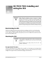 Preview for 7 page of NorthStar 958 Installation Manual