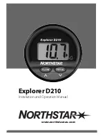 NorthStar EXPLORER D210 Installation And Operation Manual preview