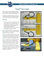 Preview for 1 page of Northwest Marine Technology T-Wand User Manual