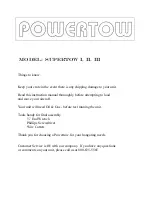 Preview for 10 page of Northwest SUPERTOW PRO Assembly And Operation Manual