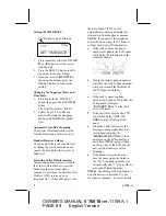 Preview for 9 page of Northwestern Bell 76510-1 Owner'S Manual