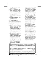 Preview for 5 page of Northwestern Bell Excursion 39202 User Manual