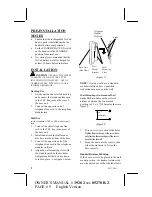 Preview for 9 page of Northwestern Bell Excursion 39202 User Manual