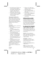 Preview for 14 page of Northwestern Bell Excursion 39202 User Manual