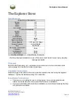 NORTHWOODS Explorer Manual preview