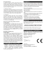 Предварительный просмотр 10 страницы Norton Clipper CDM 163 Operating Instructions Manual