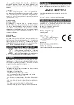 Предварительный просмотр 20 страницы Norton Clipper CDM 163 Operating Instructions Manual