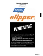 Preview for 27 page of Norton Clipper CE414-350 Owner'S Manual