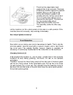 Предварительный просмотр 9 страницы Norton Clipper CG125 Operating Instructions Manual