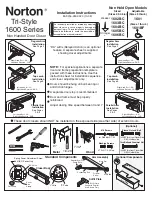 Norton 1600 Series Installation Instructions Manual preview