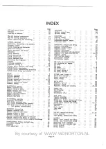 Preview for 3 page of Norton 16H Maintenance Manual And Instruction Book