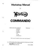 Norton 1970 Commando 750 Fastback Workshop Manual предпросмотр