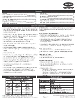 Preview for 2 page of Norton 5700 LEO series Installation And Instruction Manual