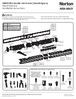 Norton Assa Abloy D6001DE-L Series Installation Instructions Manual preview