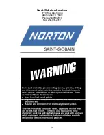 Предварительный просмотр 34 страницы Norton Clipper C1318P Owner'S Manual