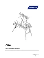 Norton clipper CHW Series Operating Instructions Manual preview