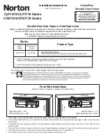 Norton CloserPlus CLP7570 Series Installation Instructions предпросмотр