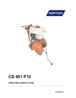 Norton CS 451 P13 Operating Instructions And Spare Parts List предпросмотр