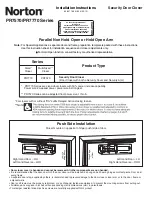 Norton PR7570 Series Installation Instructions предпросмотр