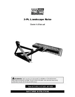 Nortrac 3-Pt. Landscape Rake Owner'S Manual preview