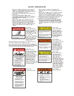 Preview for 2 page of Nortrac BE-SBS72G Operator'S Manual