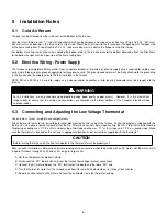 Preview for 6 page of Nortron 21ECM10 Installation And User Manual