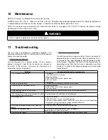 Preview for 11 page of Nortron 21ECM10 Installation And User Manual