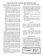 Предварительный просмотр 2 страницы norweco SERVICE PRO WASP SERIES Operation Instructions