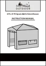 Norwest 6 ft x 8 ft Expandable Greenhouse Instruction Manual preview