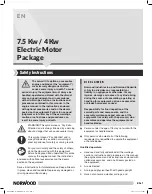 Предварительный просмотр 5 страницы Norwood LumberMan MN26V2 Original Instructions Manual