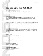 Предварительный просмотр 2 страницы Nosta TKR-304V User Manual