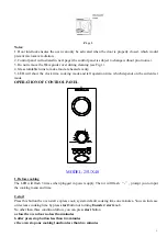 Preview for 5 page of Nostalgia Electrics 25UX40 Instruction Manual