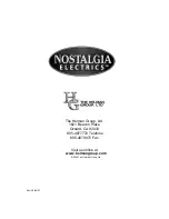 Предварительный просмотр 8 страницы Nostalgia Electrics CARNIVAL CCM-Series Instructions Manual