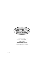 Preview for 15 page of Nostalgia Electrics DFIM-SERIES Instructions Manual