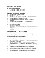 Preview for 3 page of Nostalgia Electrics EQM-SERIES Instructions Manual