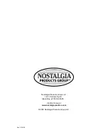 Preview for 23 page of Nostalgia Electrics EQM-SERIES Instructions Manual