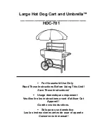 Preview for 1 page of Nostalgia Electrics HDC-701 Instructions Manual