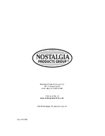 Nostalgia Electrics KEGORATOR KRS-2000 SERIES Instruction Manual preview