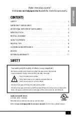 Preview for 4 page of Nostalgia Electrics MEC7LG Instructions And Recipes Manual