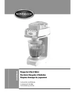 Preview for 2 page of Nostalgia Electrics MMA800 Instructions And Recipes Manual