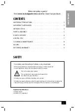 Preview for 4 page of Nostalgia Electrics PCM305 Instructions And Recipes Manual