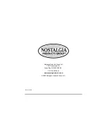 Preview for 8 page of Nostalgia Electrics Retro RSM-602 Instructions Manual