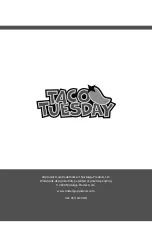 Nostalgia Electrics TACO TUESDAY TTCHP2RD Operating Instructions And Recipes preview